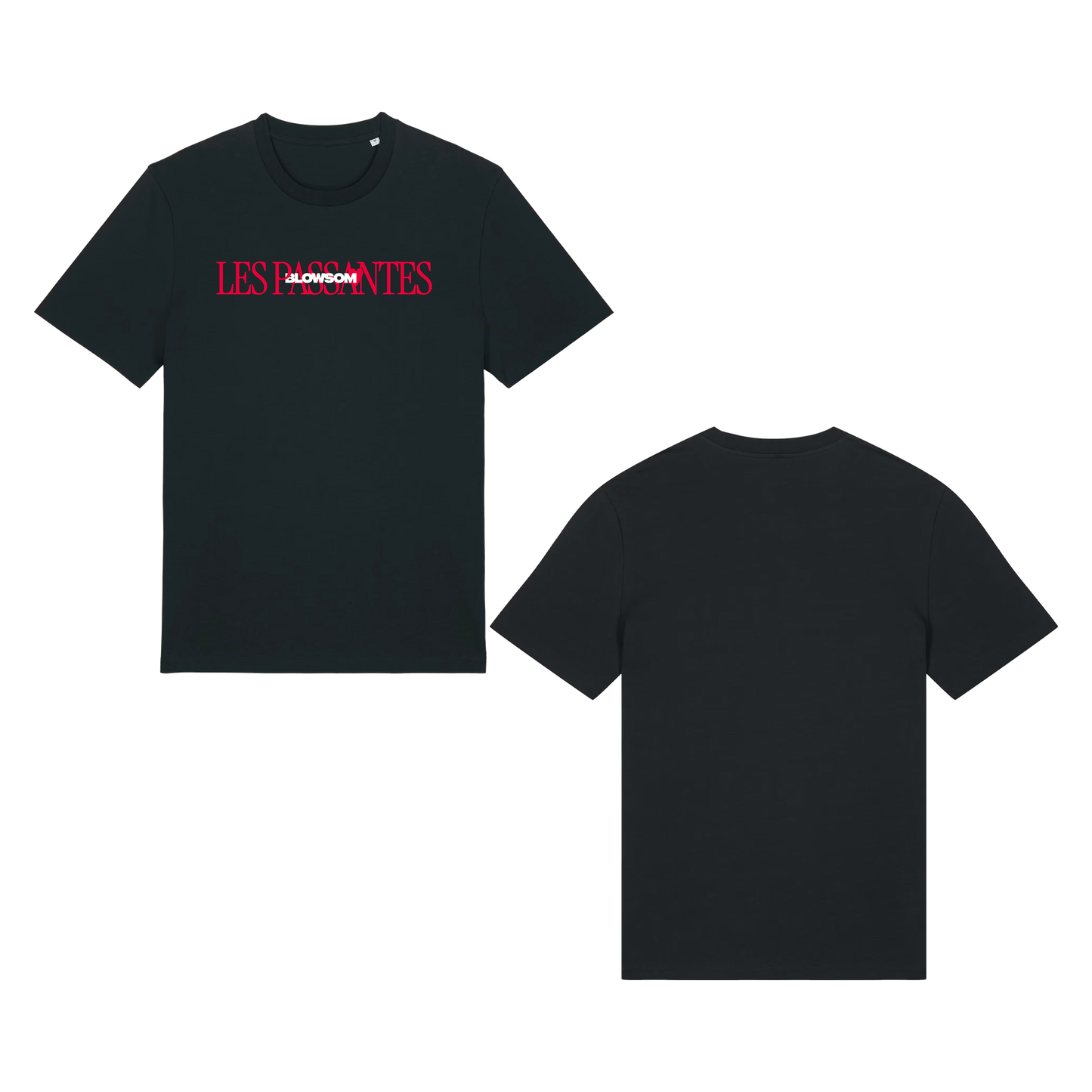 Pack Vinyle blanc crème + T-shirt "LES PASSANTES" + planche d'autocollants offerte