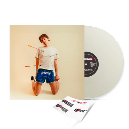 Vinyle blanc crème "LES PASSANTES" + planche d'autocollants offerte