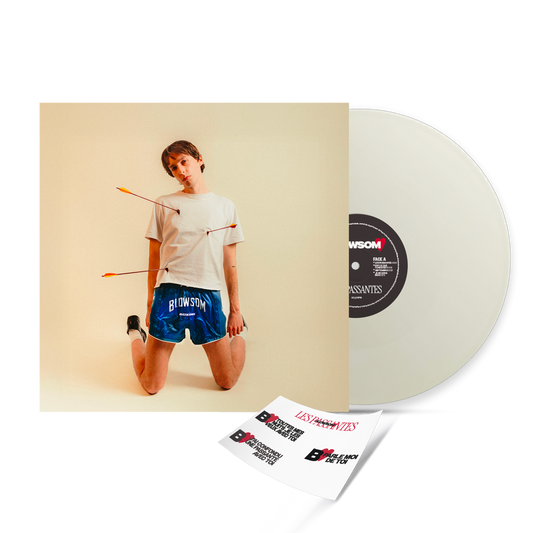 Vinyle blanc crème "LES PASSANTES" + planche d'autocollants offerte